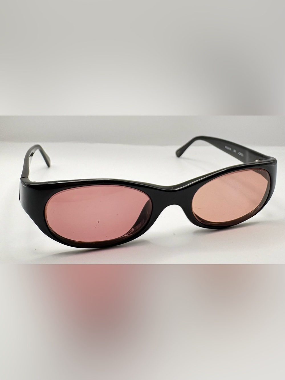 Action A2013 Black Oval Sunglasses Frames Only